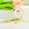 صغيرة رخيصة braceletsbangles الإثيوبية أساور الذهب للأطفال الأفريقي الهندي الطفل بنات تصميم مجوهرات Q0719