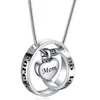 Crematie sieraden ronde hanger ketting hart souvenir om familie of huisdieren te herdenken