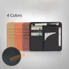 Other Interior Accessories Car Sun Visor Mount Receipts Ticket Card Organizer PU Leather Pocket Storage Bag In Pen Holder Clip