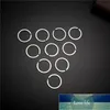 10pcs 32mm Keychain Metal Silver Color Split Rings With Nickel Compass Keyring Key Fob DIY Accessories P003
