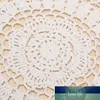 Tapete de mesa requintado feita artesanal crochet tecido floral padrão laço de algodão placemat pad cozinha casa decoração