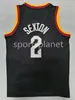 Erkekler Şehir Basketbol Retro Collin 2 Sexton 4 Evan Mobley Formalar Dikişli Vintage 23 Lebron 6 James Gömlek Siyah Sarı Beyaz Mavi Şehir Kolsuz Jersey