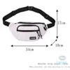 Waist Bags 2021 Kvinnor Bag Pack Purse Casual Stor Telefon Bälte Påse Kvinnors Canvas Travel Fanny Banana Hip 4 Fickor