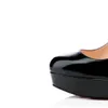 Bayan Tasarımcı Ayakkabı Kırmızı Alt Topuklu Yüksek Topuklu 14 cm Topuk Lüks Elbise Yay Botları Paris Parti Pompaları MaxSteP1