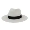 Summer Jazz Straw Hats Women Men Panama Wide Brim Hat mens Fashion Beach Cap Girls travel Sun Hat Ladies Sunhat Couple Caps NEW