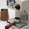 58mm roestvrijstalen dubbele ear koffiemachine handvat bodemloze filter portafilter universele houten E61 espresso-gereedschap 210712
