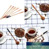 Long Handle Wood Spoon for Honey Rice Soup Dessert Coffee Mixing Kitchen Utensil Tools Teaspoon Catering Bamboo Wooden Spoon