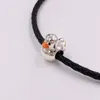 Andy Jewel Pandora Authentic 925 Sterling Silver Beads مصقولة سحر بطة المطاط الملحوم بتسحر أساور باندورا الأوروبية قلادة 799554C01