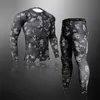 Camouflage rapide Camouflage Les ensembles de course pour hommes COMPRESSION COMPRESSION Sports Skinny Clangs Gym Rashguard Fitness Sportswear Men 201210