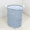 سلال تخزين Pattern Ins Storage Salting Organizing Canvas BANS Bins Kids Room Toys Bucket DBB512