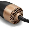 Elektriska hårborstar Professionell utblåsningstorkborste Black Gold Volumizer Air Brush for Women337H6493878