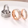 Klop meisjes geometrische ring gevulde roos gouden ring belofte bruiloft verlovingsringen voor vrouwen beste geschenken Q0708