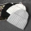 VISROVER 10 Colore Coniglio Cashmere unisex Donna Cappello invernale con Lurex Berretti autunnali Pelliccia calda Regalo Skullies 211229