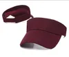 Visorlar Toptan Moda Tasarımcısı Golf Güneş Visor Sunvisor Party Hats Beyzbol Kapağı Spor Sun Koruyucu Şapka Tenis Plajı Elastik Boş Top Caps 2024