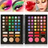 Eye Shadow Just Dance de'lanci Professionell 78 Färg Notebook Design Full Makeup Eyeshadow Highlighter Blusher Lipstick Palette Kit