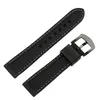 20mm 22mm 24mm Bianco/Red Line Black Watch Band Cinturino da polso in gomma Cinturino di ricambio per subacqueo in silicone Impermeabile