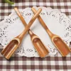 Drinkware Bamboo Herbata Scoop Spoon Tool Kawa Handy Narzędzia Pozostawia uchwyt