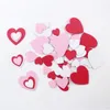 100set Self-Adhesive EVA Stickers 3 Colors Love Heart Foam Sticker Crafts DIY Decoration Kids Toy Gift