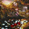 Meian Special Shaped Diamond Embroidery Beauty Lady 5D Painting Cross Stitch 3D Mosaic Full Drill Home Kits