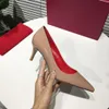Scarpe eleganti da donna Designer di lusso Tacchi alti Sandali a punta Pelle verniciata Serie 6,5 / 9,5 cm Taglia 35-41 XX-0235
