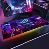 Grote RGB ASUS Gaming Muismat Game Slipmat RGB Led Setup Gamer Decoratie Cool Gloeiend toetsenbord muismat cool muismat cadeau