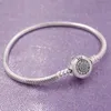 Pulseras con dijes para mujer Plata de ley 925 Estilo Pandora CZ Circón Corona Diseñador Joyas Regalo para mujer Calidad superior con caja original