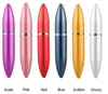 Factory 6ml Mini Perfume Atomizer Bottle Spray Scent Pump Case Travel bullet shape bottles RB12909