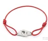 Francia Famosi Gioielli Dinh Van Bracciale Per Le Donne Gioielli di Moda 925 Sterling Silver Corda Manette Bracciale Menottes274t