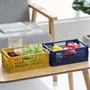 Storage Baskets Home Folding Plastic Kitchen Vegetable And Fruit Warehouse Desktop Stationery Sorting