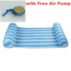 Inflatable Floats & Tubes Water Sports Float Bed Hammock Swimming Pool Lounge Chair Floating Row For Kids Adult With Pump