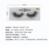 Mercadorias Spot Eyelashes SDseries 3D Imitação Mink Mink Soft and Long Eyelashes Espessura 1 par