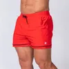 ランニングショーツサマースポーツメンジムフィットネストレーニングバミューダ男性ボディービルスキニーシンショートパンツビーチクイックドライボトム