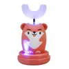 360ﾰ Sonic Automatische elektrische Zahnbürste 3 Modi mit UV-Licht für Kinder im Alter von 2–13 Jahren – Pink Cat 2–6Y