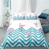 Set Cover 3D Bedding Duvet Satser Comforter Väskor Kuddskydd Dubbel Singel Full Twin King Queen Storlek Papegoja Design BedClothes1