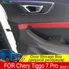 Organizzatore per auto per Chery Tiggo 7 Pro 2022 Randonatrice porta anteriore Sorrise la scatola di stoccaggio Accessori decorativi per interni 2 pcs