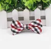 Kinder Mode Formale Baumwolle Fliege Kind Klassische Gestreifte Fliegen Bunte Schmetterling Hochzeit Bowtie Pet Smoking Krawatten YDL087