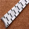 Move2020 Watchband 20mm Watch Band Strap 316L Rostfritt Stål Armband Böjda Silver Tillbehör Lämplig för GMT DateJust Klockor