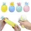 TPR Squishy Ananas Fidget Oyuncak Anti Stres Top Squeeze oyuncakları dekompresyon anksiyete rahatlatıcı havalandırma topları