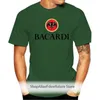 メンズTシャツBacardi Rum Logo White Tシャツが速く出荷します！高品質！男性女性漫画カジュアルショート