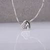 Fashion 925 Sterling Gemstone Women Chain Pendant Gold Plated Custom Sier Necklace88972143120150