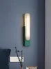 Vägglampa Nordisk Modern Imitation Marmor LED Bedroom Bedside Night Lights Vardagsrum Inomhus Hem Deco Sconce