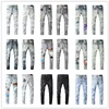 2021 mode maigre hommes jean droit mince élastique jean hommes décontracté motard mâle Stretch Denim pantalon classique pantalon jean 686 taille 28-40