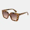 Unisex Leopard verdicken Vollrahmen lässige UV -Schutzpolarisierte Sonnenbrille