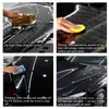 Productos para el cuidado, juego de revestimiento de cristal de cera para coche, capa brillante dura, revestimiento de superficie de pintura, fórmula, película impermeable, accesorio de pulido 238q