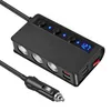 Sigarettenaansteker Adapter 180 W Auto Charger 12V / 24 V 3-Socket Cars Power DC Outlet Splitter met 3 USB-poorten 1 Type-C-poort