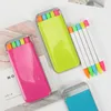 Highlighters 5pcs / set Candy Färg Highlighter Pen Set Mini Fluo Markers Stationery Office School Supplies FluorcestaNe Caneta