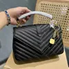 Pink sugao shoulder crossbody tote bags chain bag handbags luxury top quality High Capacity purse genuine leather fashion women shopping bags with box