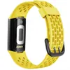 Watchband Soft Silicone Bands Mjuka Kvinnor Män Armband Sportband Hål för Fitbit Charge 5 Charge5 Watch Replacement Smart Tillbehör