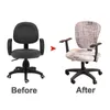 Chair Covers 2Pcs/set Universal Elastic Polyester Split Back Cover+Seat Cover Anti-dirty Office Computer Stretch Case