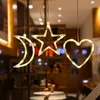 LED Christmas String Light Ornament With Sucking Disc Xmas Party Decoration Home Window Pendant Decorative Fairy Lights Battery PAE10689